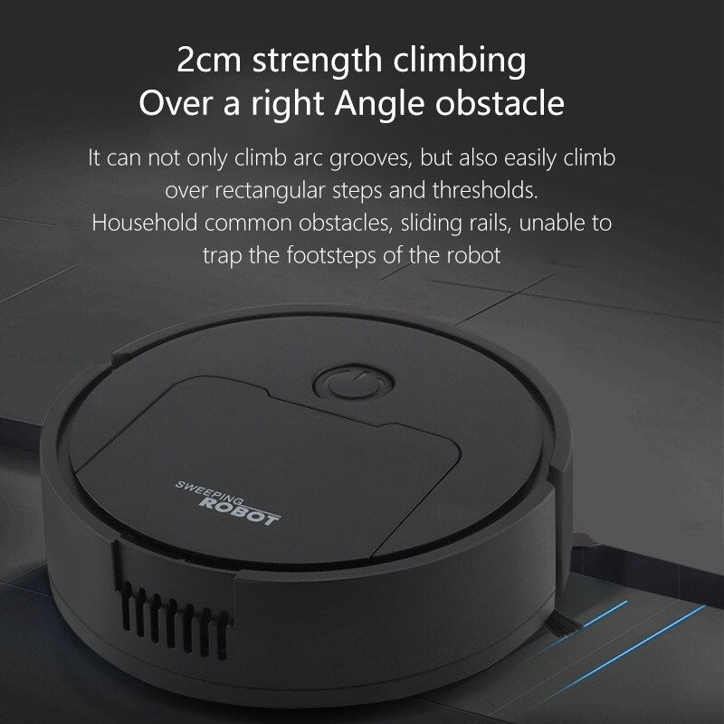 Smart Mini Sweeping Robot with Mop & Suction by HitMyNeed