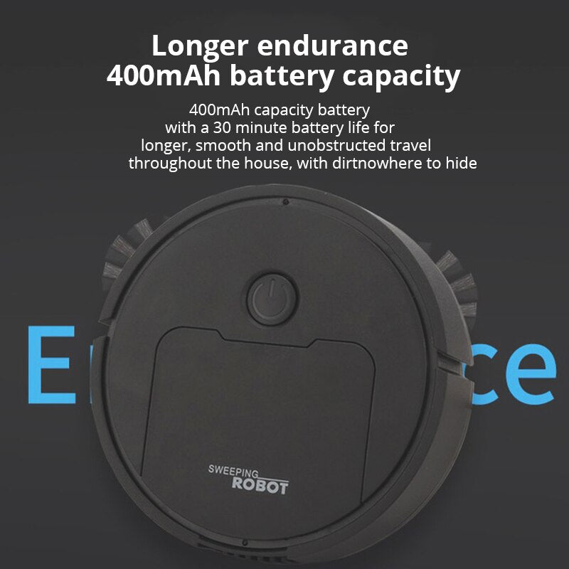 Smart Mini Sweeping Robot with Mop & Suction by HitMyNeed