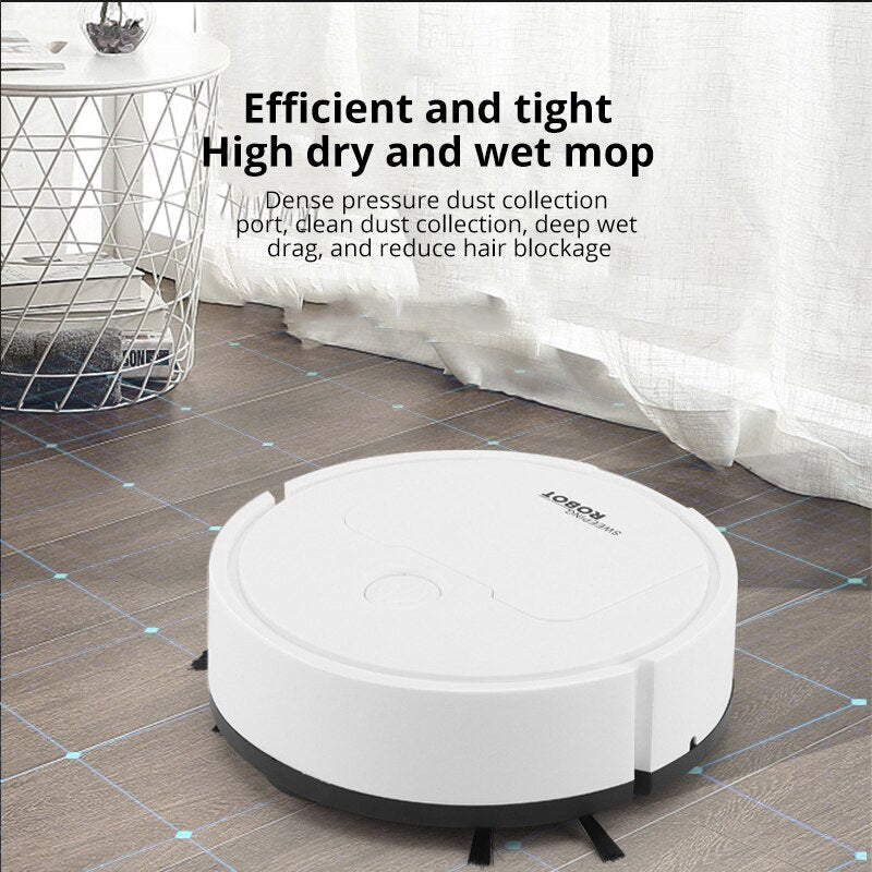 Smart Mini Sweeping Robot with Mop & Suction by HitMyNeed
