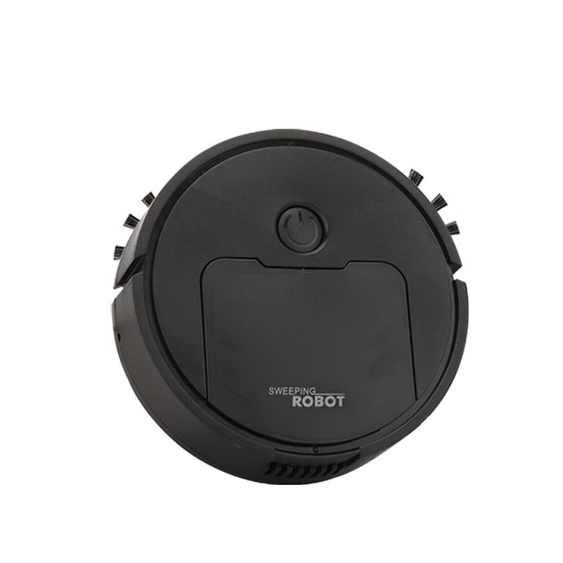 Smart Mini Sweeping Robot with Mop & Suction black by HitMyNeed
