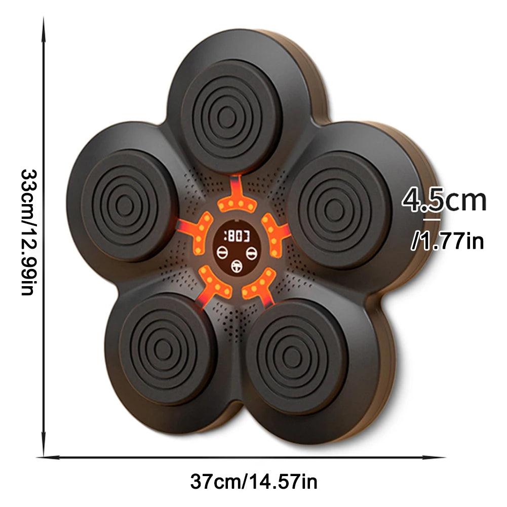 Smart Music Boxing Wall Target with LED & Bluetooth by HitMyNeed