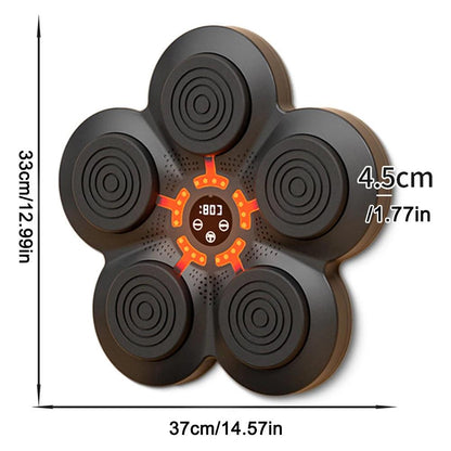 Smart Music Boxing Wall Target with LED & Bluetooth by HitMyNeed