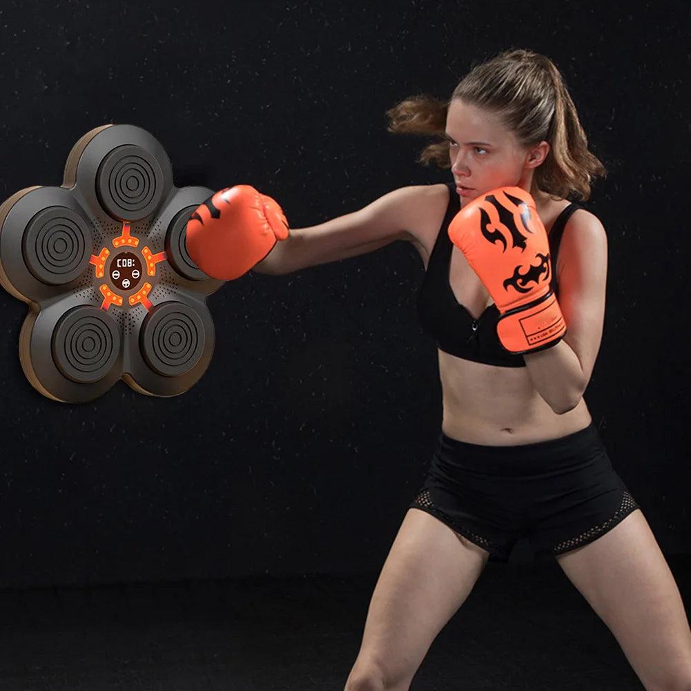 Smart Music Boxing Wall Target with LED & Bluetooth by HitMyNeed