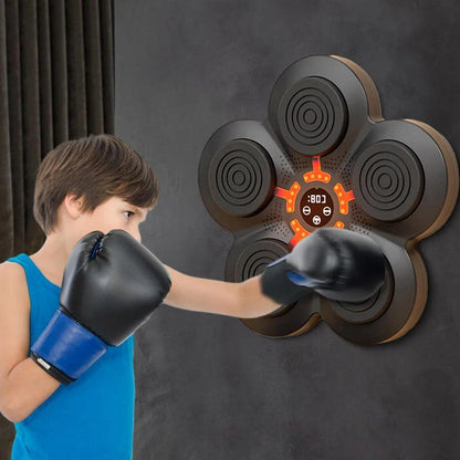 Smart Music Boxing Wall Target with LED & Bluetooth by HitMyNeed