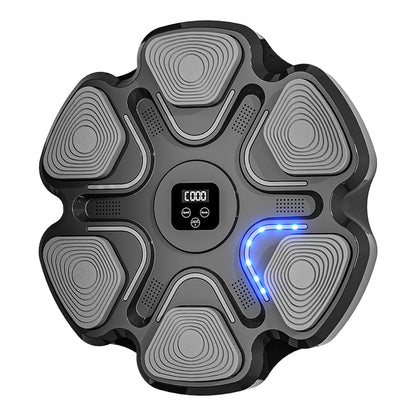 Smart Music Boxing Wall Trainer for Home Fitness black by HitMyNeed