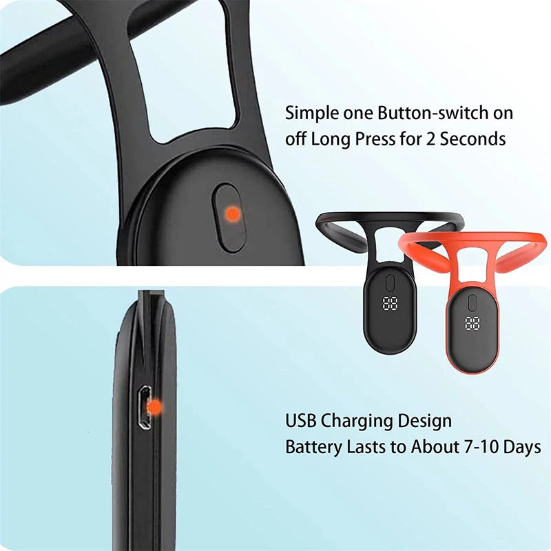 Smart Posture Corrector with Micro Vibration Sensor by HitMyNeed