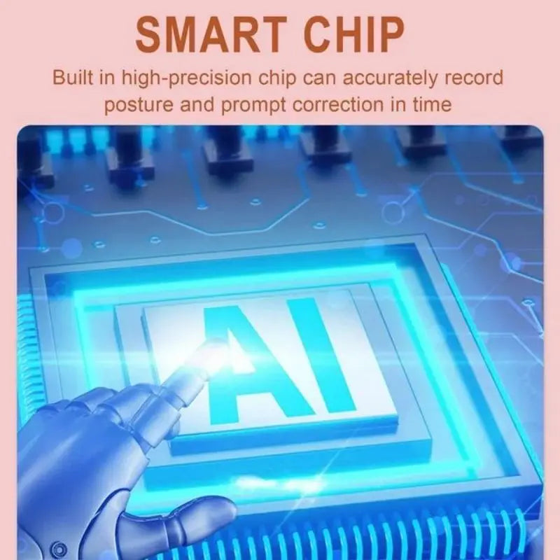 Smart Posture Corrector with Micro Vibration Sensor by HitMyNeed