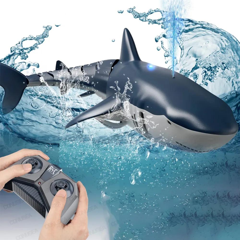 Smart RC Shark Water Spray Remote Control Toy by HitMyNeed