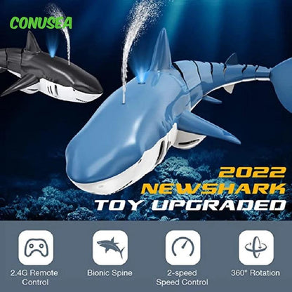 Smart RC Shark Water Spray Remote Control Toy by HitMyNeed