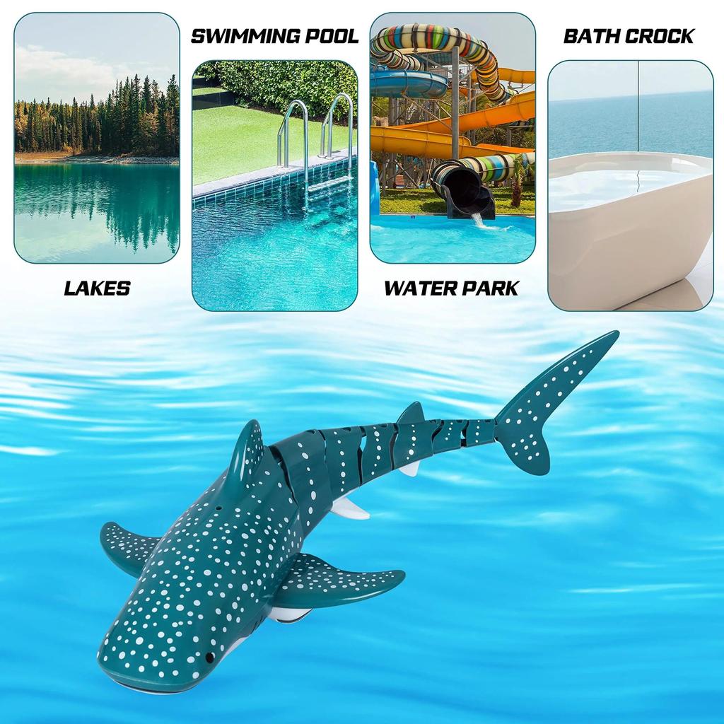 Smart RC Shark Water Spray Remote Control Toy by HitMyNeed
