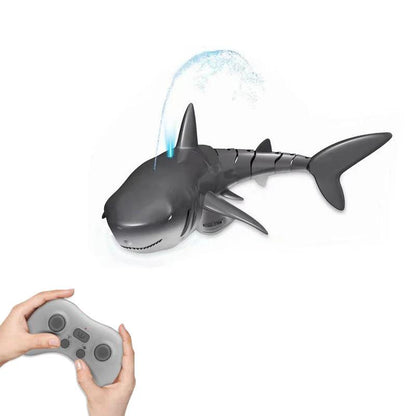 Smart RC Shark Water Spray Remote Control Toy spray-water-grey by HitMyNeed