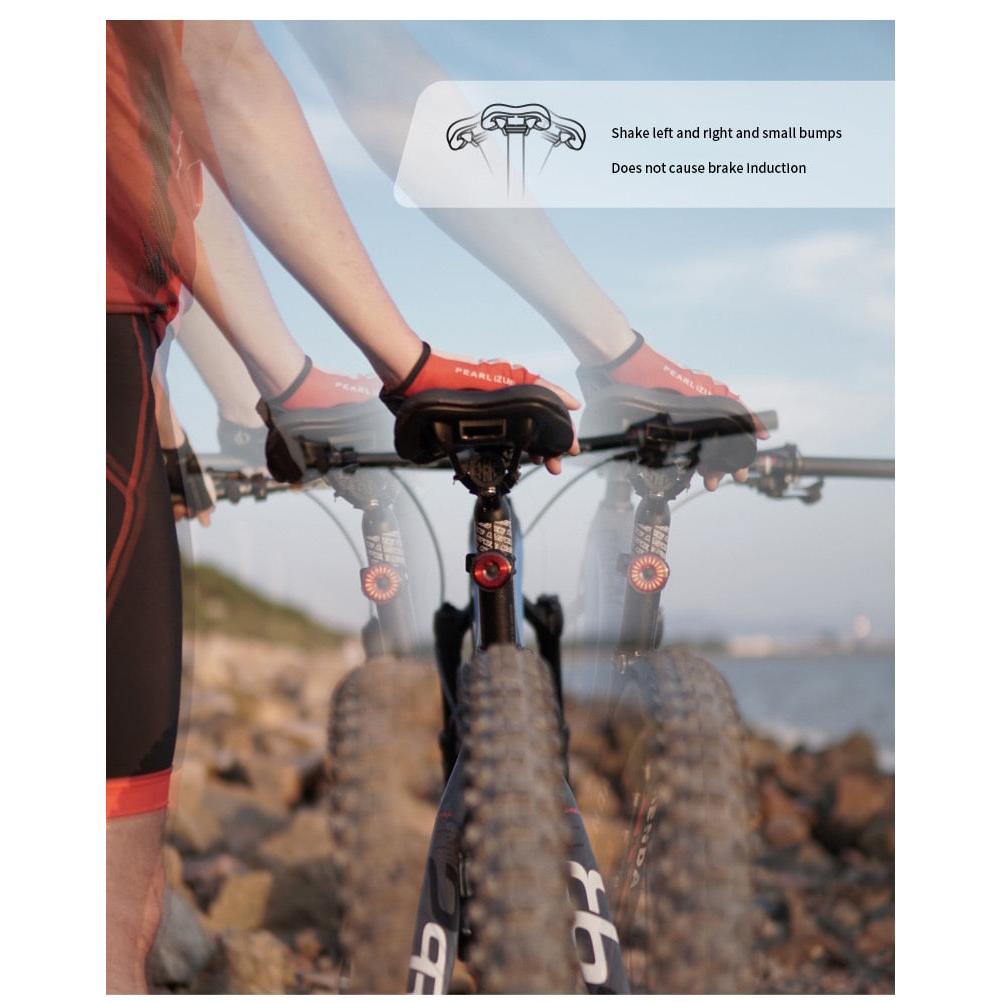 Smart Rechargeable Saddle Mounted Rear Bike Light by HitMyNeed