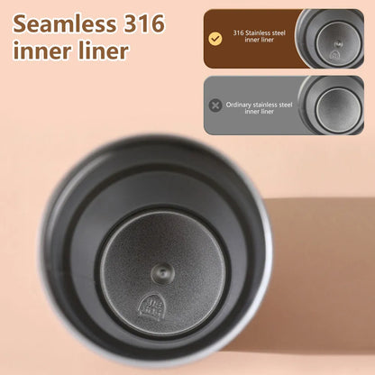 Smart Stainless Steel Thermos Bottle with LED Display by HitMyNeed