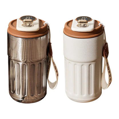 Smart Stainless Steel Thermos Bottle with LED Display by HitMyNeed