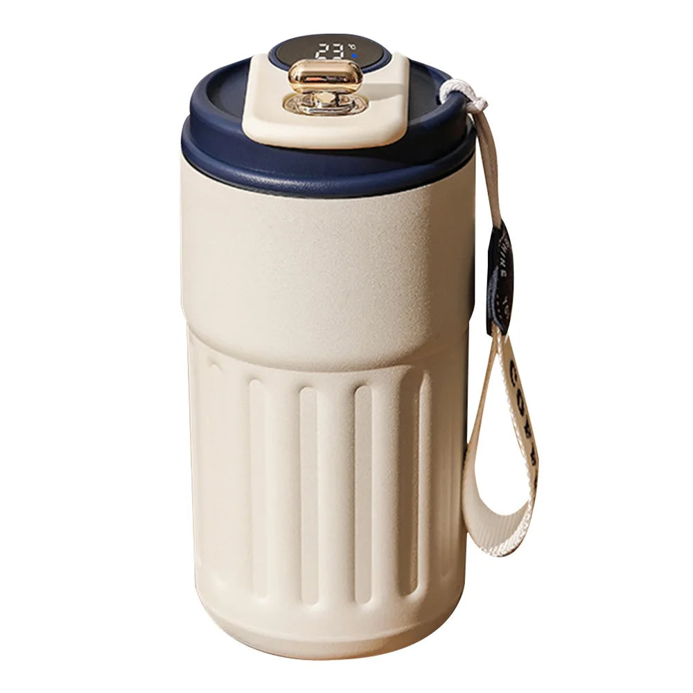 Smart Stainless Steel Thermos Bottle with LED Display d by HitMyNeed