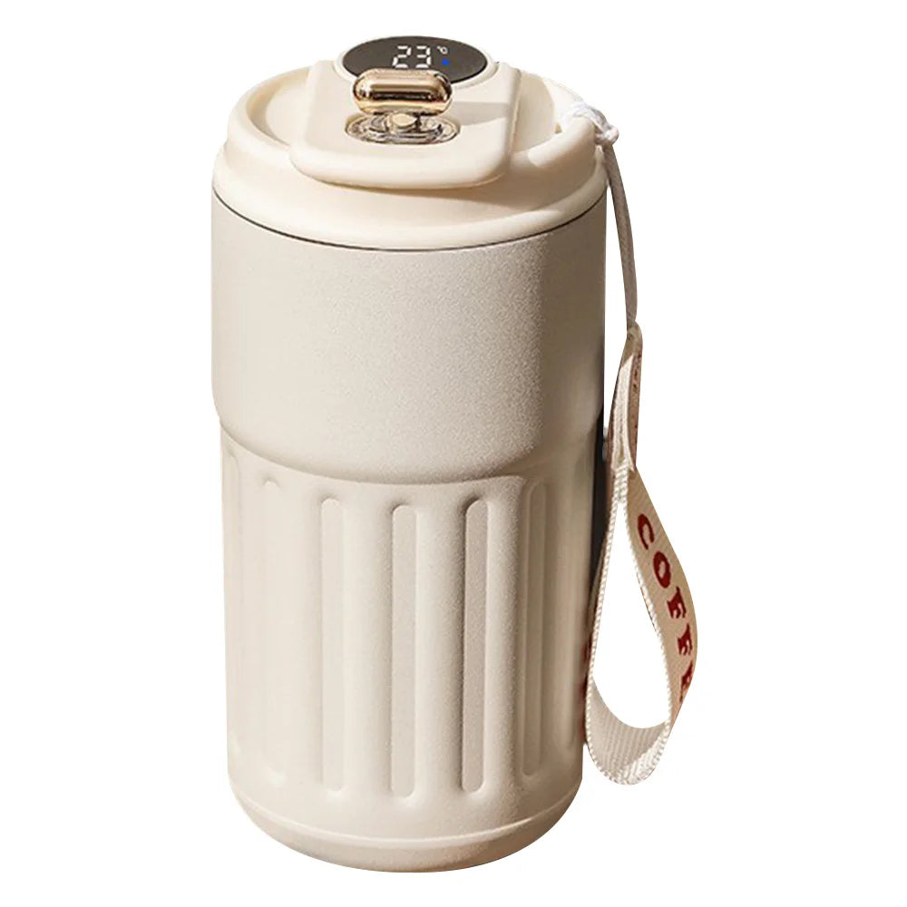 Smart Stainless Steel Thermos Bottle with LED Display e by HitMyNeed