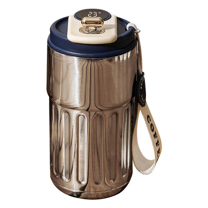 Smart Stainless Steel Thermos Bottle with LED Display f by HitMyNeed