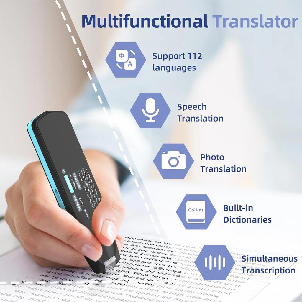 Smart Voice Scan Translator Pen with 121 Languages by HitMyNeed