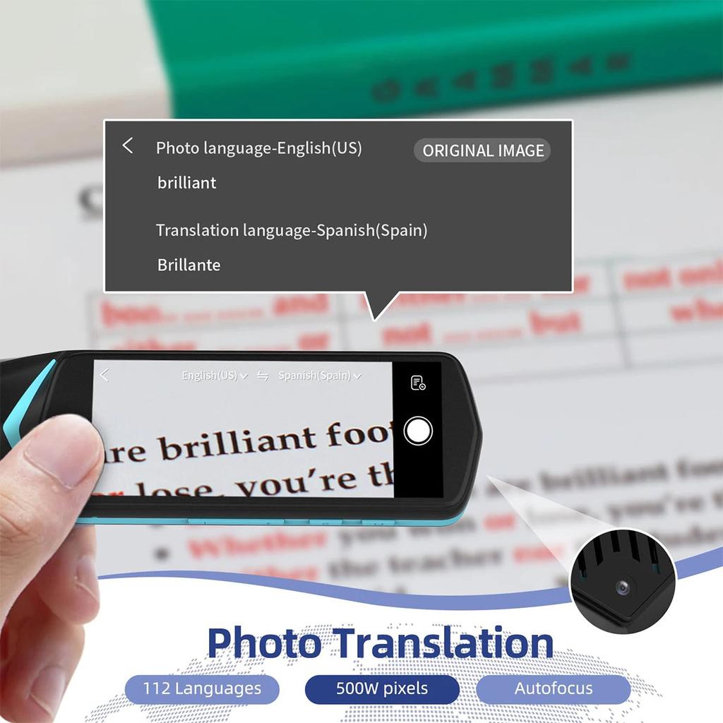 Smart Voice Scan Translator Pen with 121 Languages by HitMyNeed
