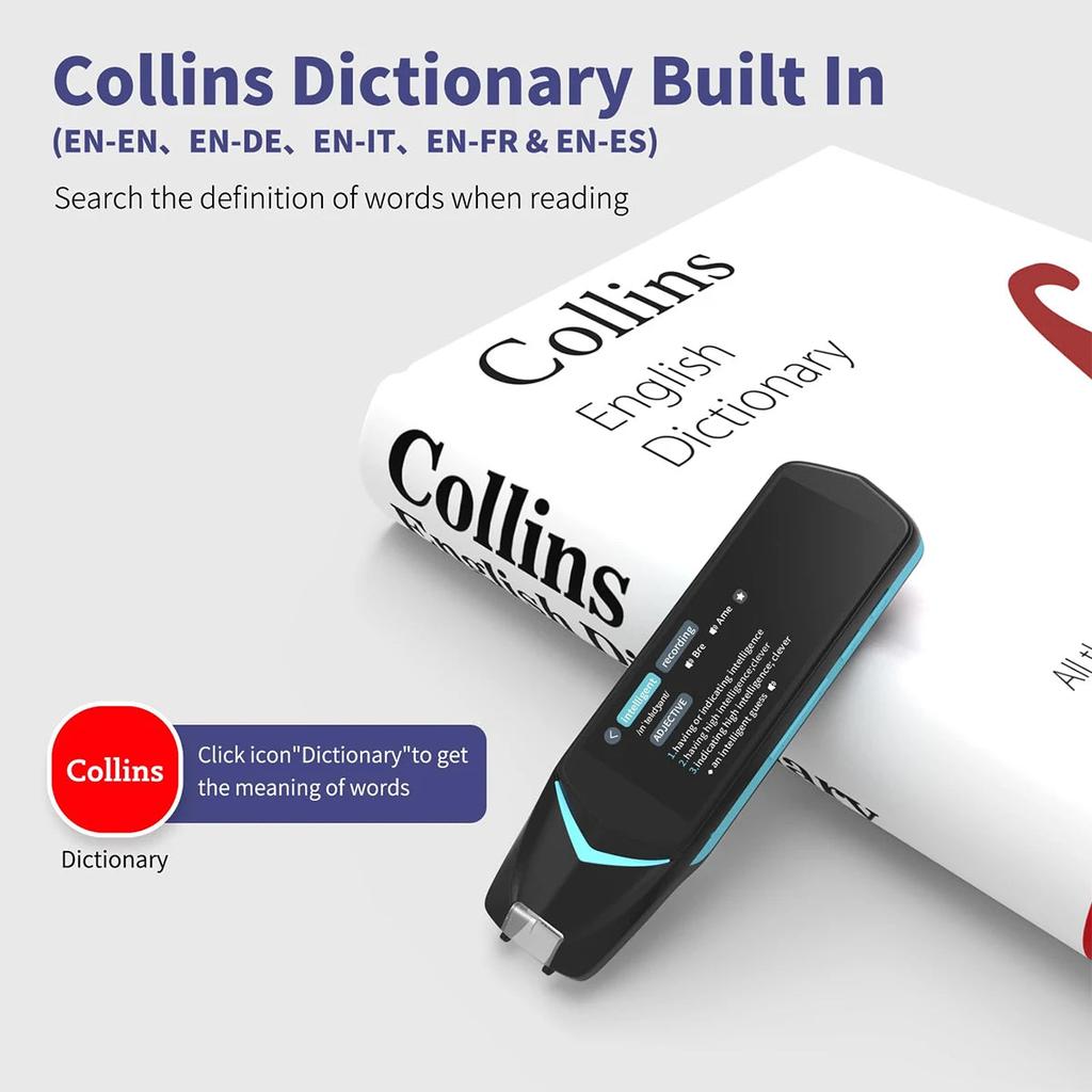 Smart Voice Scan Translator Pen with 121 Languages by HitMyNeed