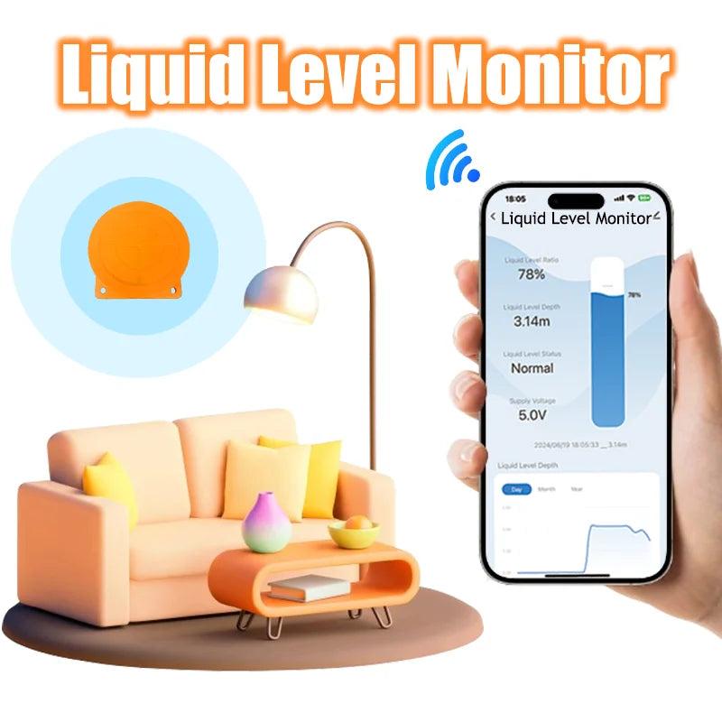 Smart WiFi Ultrasonic Water Meter & Tank Controller au-100-240v-ac by HitMyNeed