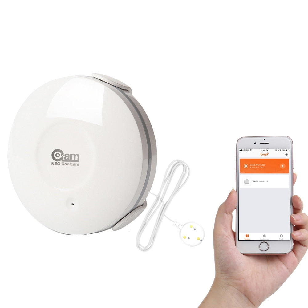 Smart Wireless Water Leak Detector Alarm by HitMyNeed