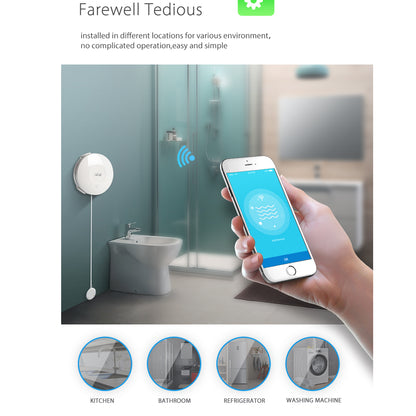 Smart Wireless Water Leak Detector Alarm by HitMyNeed