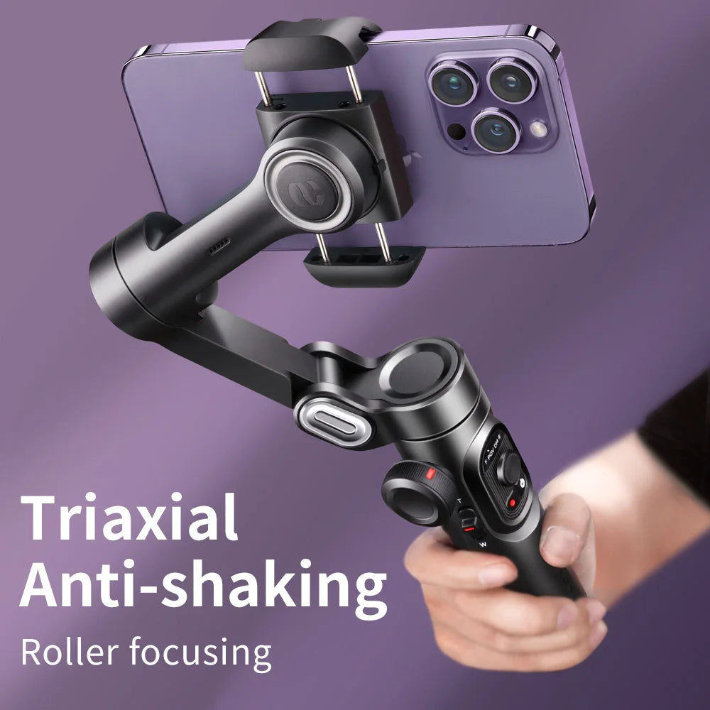 Smart XE 3-Axis Smartphone Gimbal with Fill Light by HitMyNeed