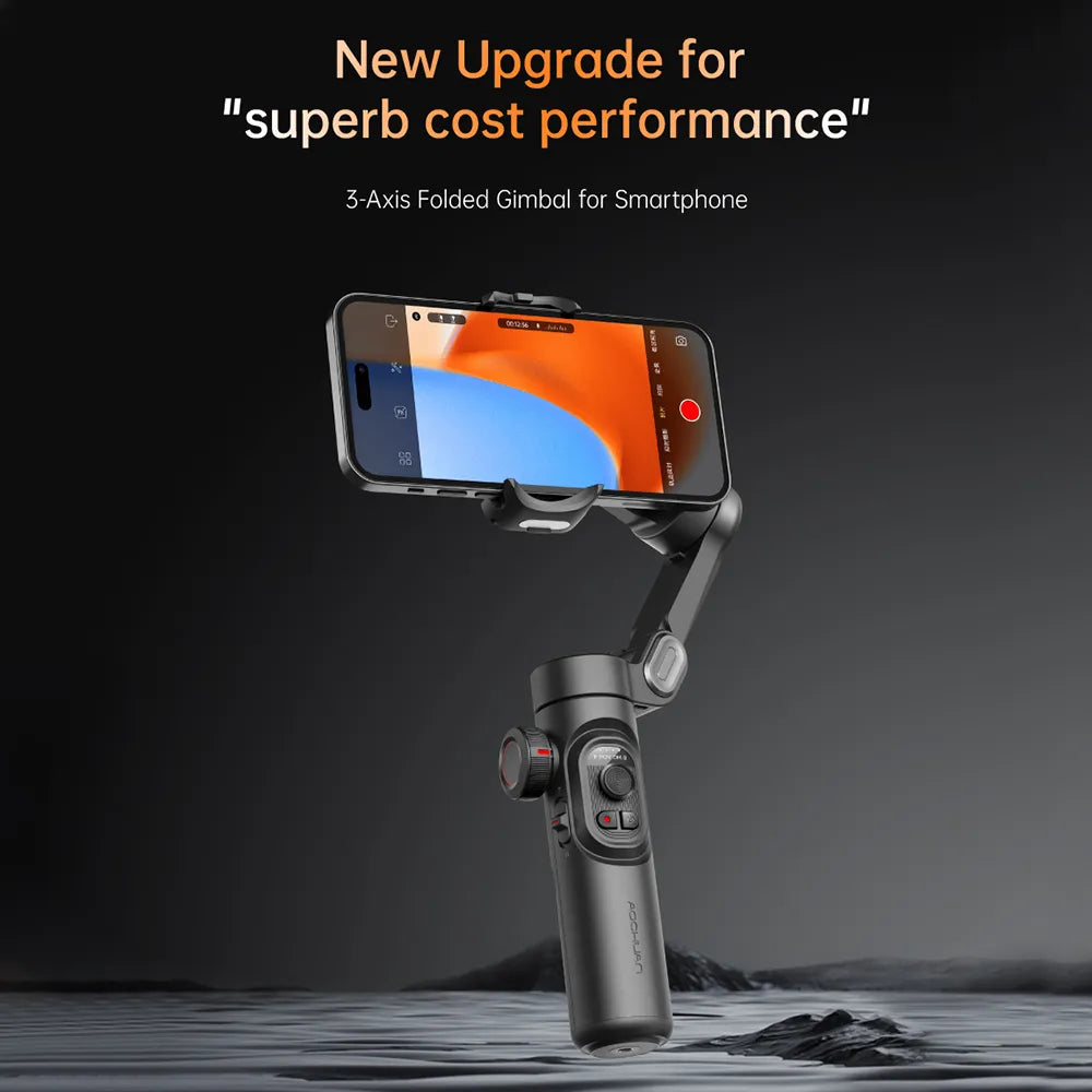 Smart XE 3-Axis Smartphone Gimbal with Fill Light by HitMyNeed