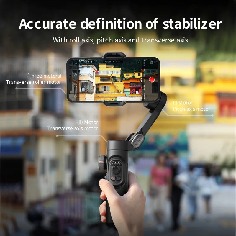 Smart XE 3-Axis Smartphone Gimbal with Fill Light by HitMyNeed