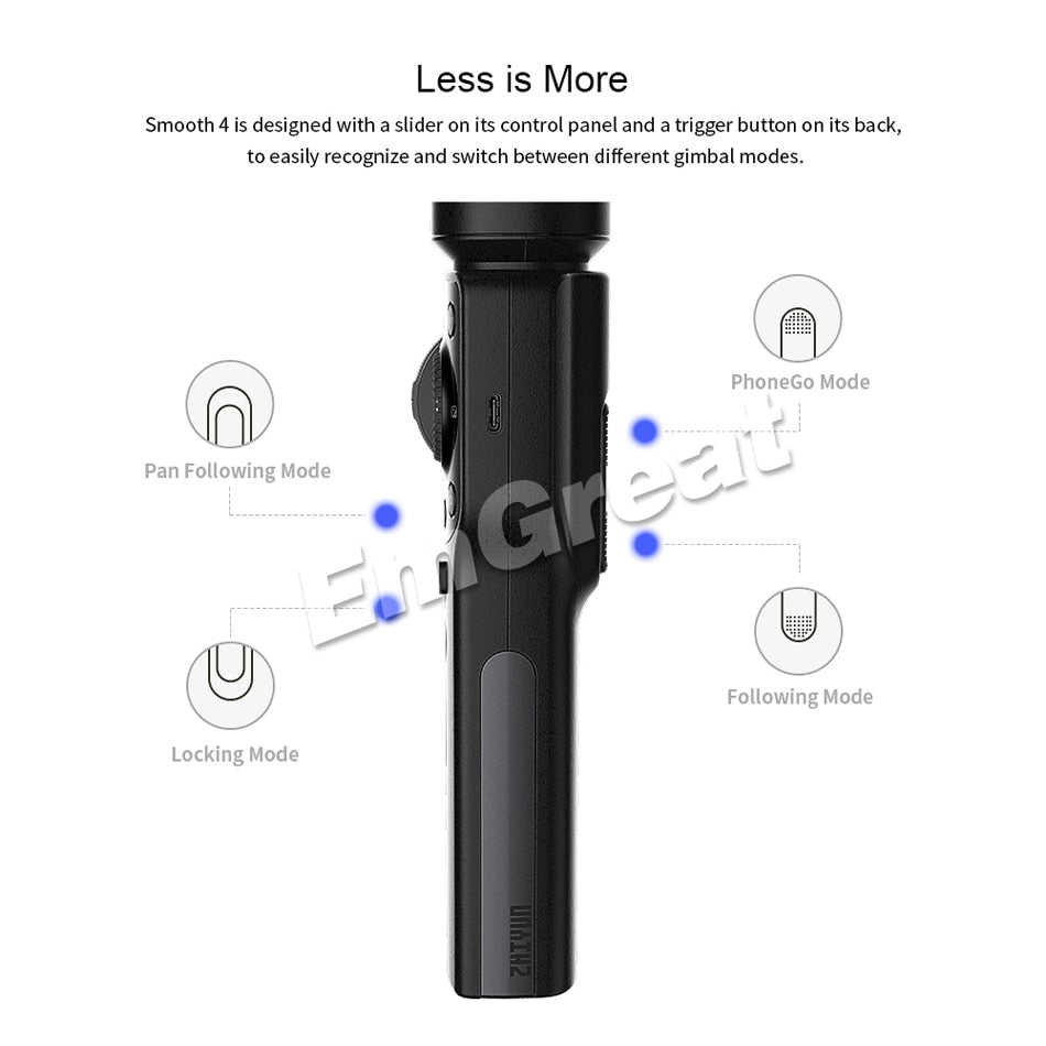 Smartphone Gimbal Camera Stabilizer with Tripod by HitMyNeed