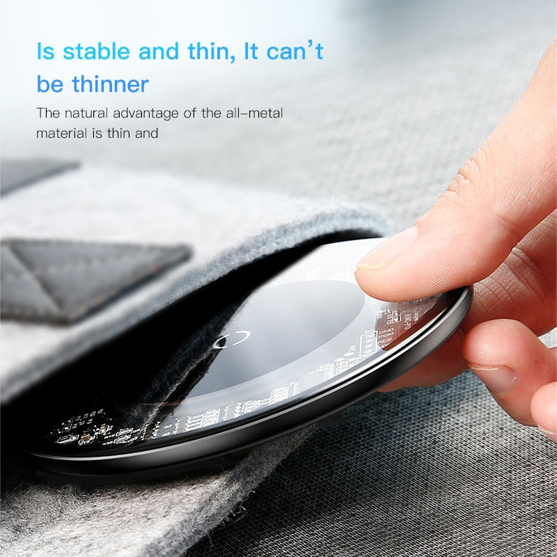 Smartphone Wireless Charging Pad with Fast Charge by HitMyNeed