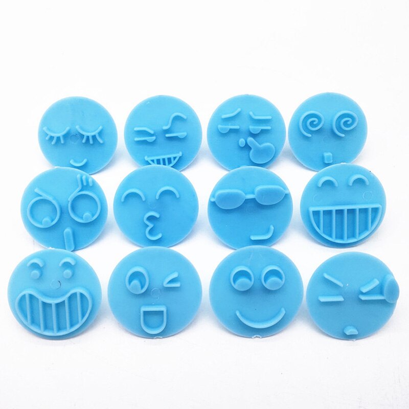 Smiley Cookie Embosser Mold Set, 13 Designs by HitMyNeed