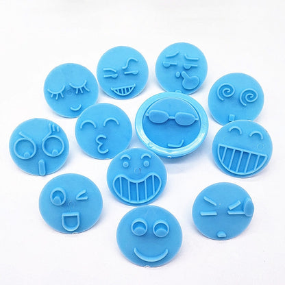 Smiley Cookie Embosser Mold Set, 13 Designs by HitMyNeed