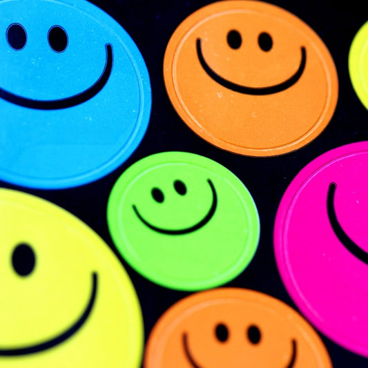 Smiley Emoji Stickers Set for Kids, Teachers (130 pcs) by HitMyNeed