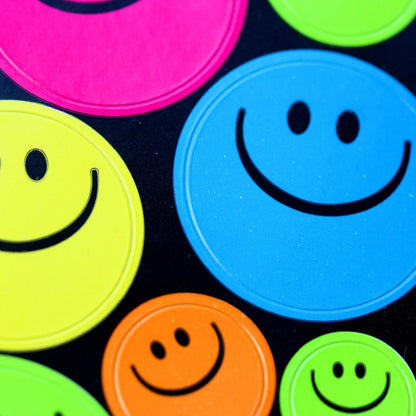 Smiley Emoji Stickers Set for Kids, Teachers (130 pcs) by HitMyNeed