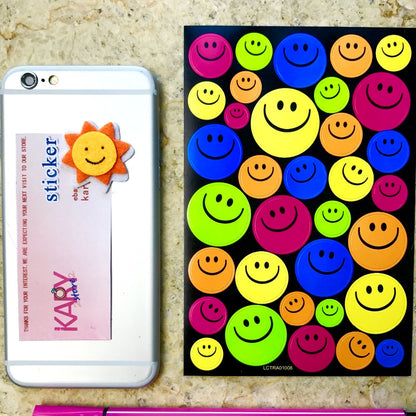 Smiley Emoji Stickers Set for Kids, Teachers (130 pcs) by HitMyNeed