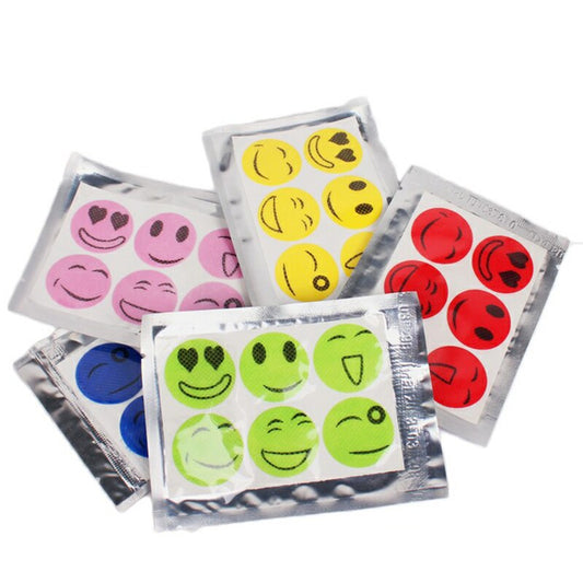 Smiling Face Insect Repellent Stickers (120 Pack) by HitMyNeed