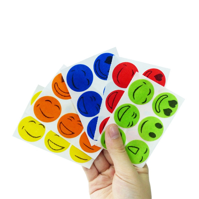 Smiling Face Insect Repellent Stickers (120 Pack) by HitMyNeed