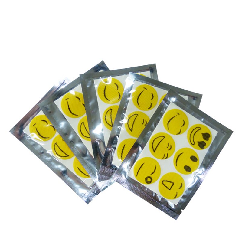 Smiling Face Insect Repellent Stickers (120 Pack) by HitMyNeed
