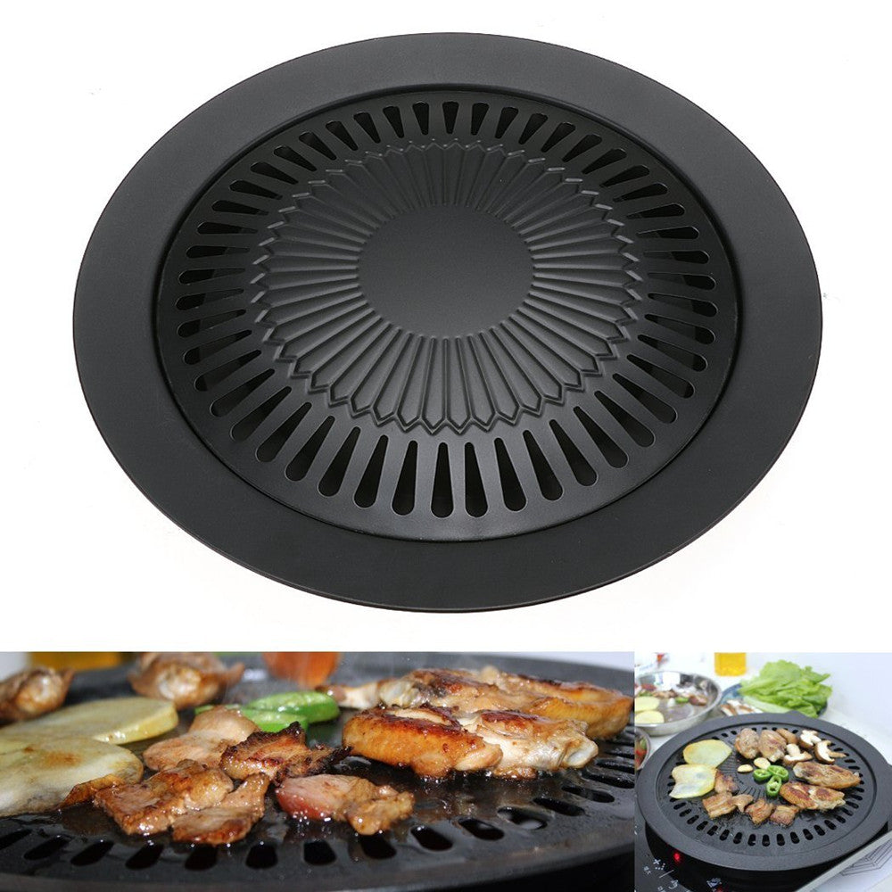 Smokeless Indoor Non-Stick BBQ Grill Pan by HitMyNeed