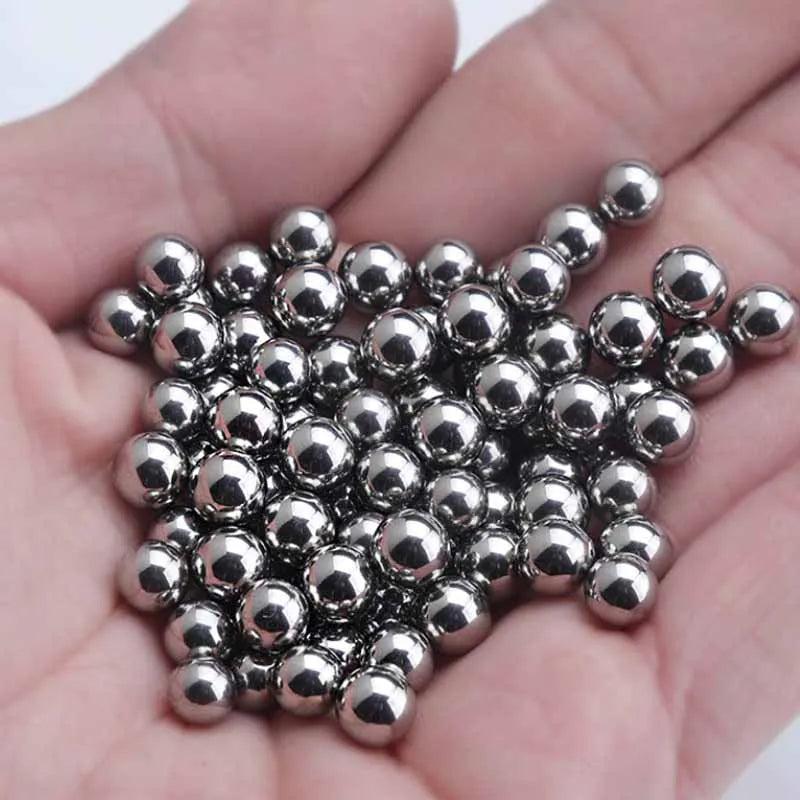 Smooth Steel Slingshot Balls - 6mm-12mm Ammo 7-5mm 50pcs by HitMyNeed