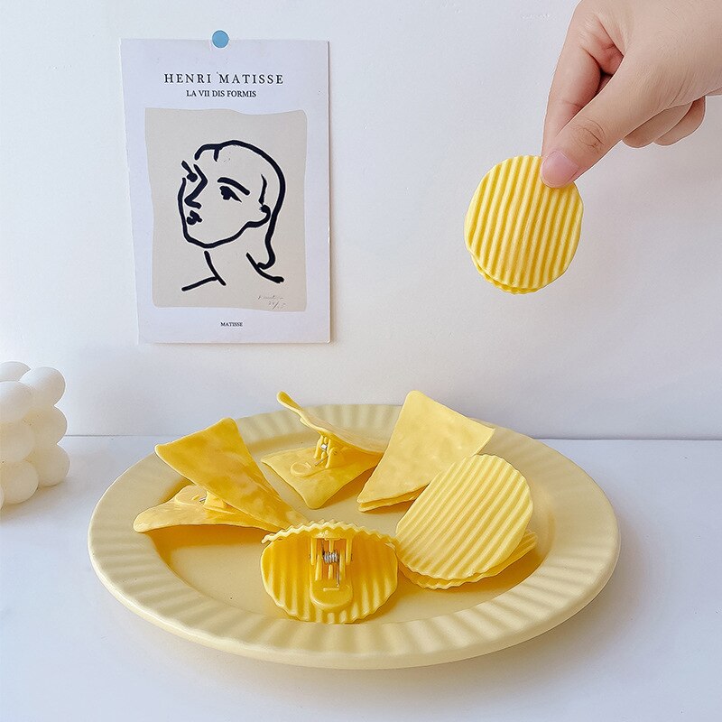 Snack Bag Sealing Clips Set, Potato & Nacho (6pcs) by HitMyNeed