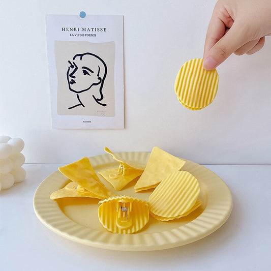 Snack Bag Sealing Clips Set, Potato & Nacho (6pcs) by HitMyNeed