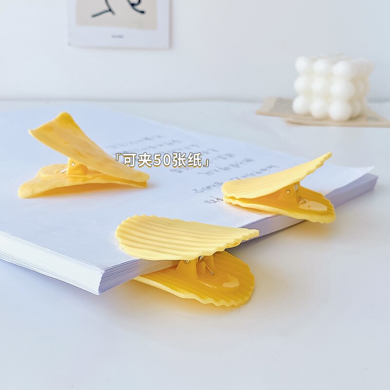 Snack Bag Sealing Clips Set, Potato & Nacho (6pcs) by HitMyNeed
