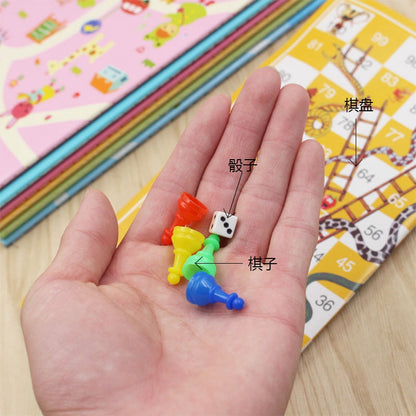 Snakes and Ladders Foldable Family Board Game by HitMyNeed
