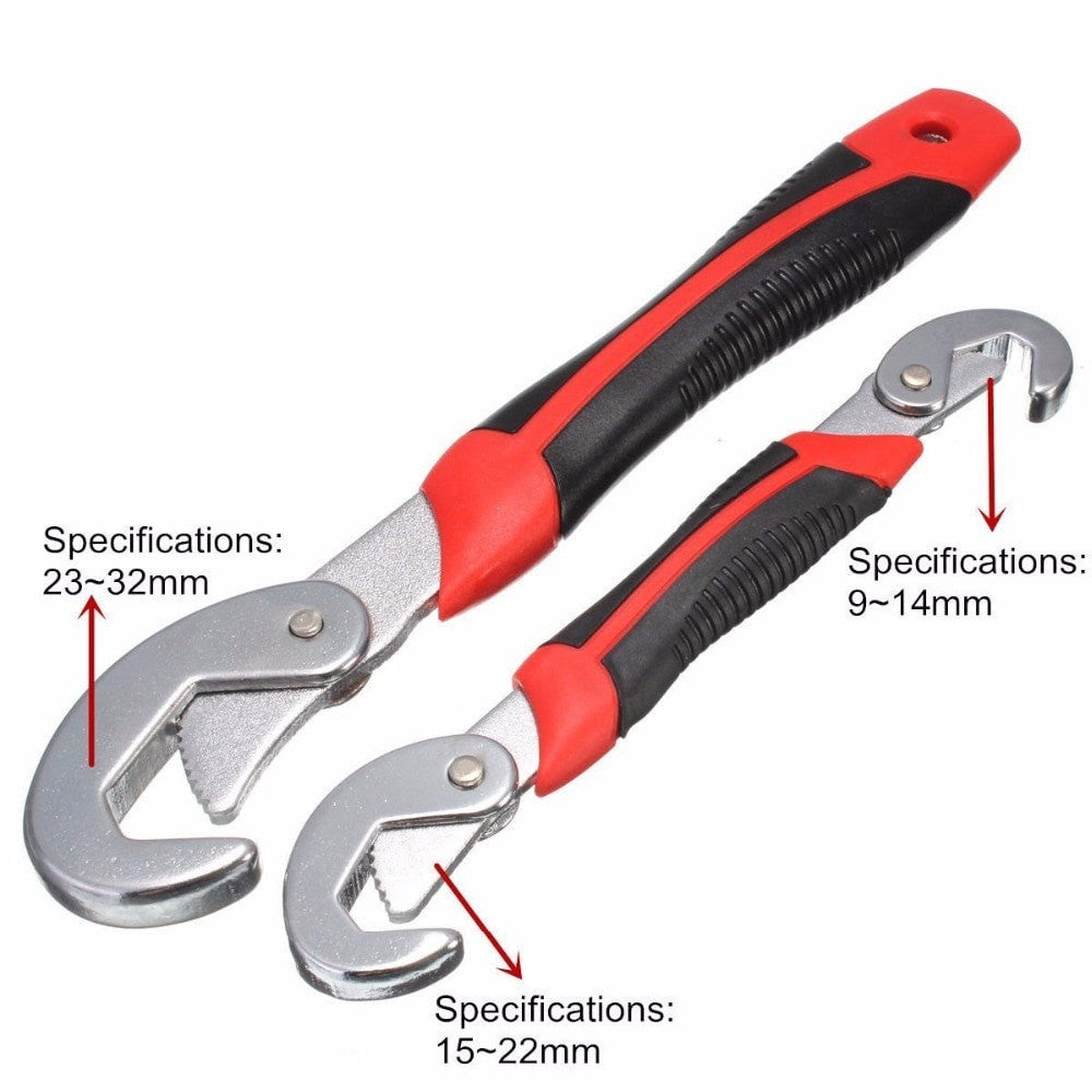 Snap & Grip Universal Wrench Set (9-32 mm, 2 pcs) by HitMyNeed
