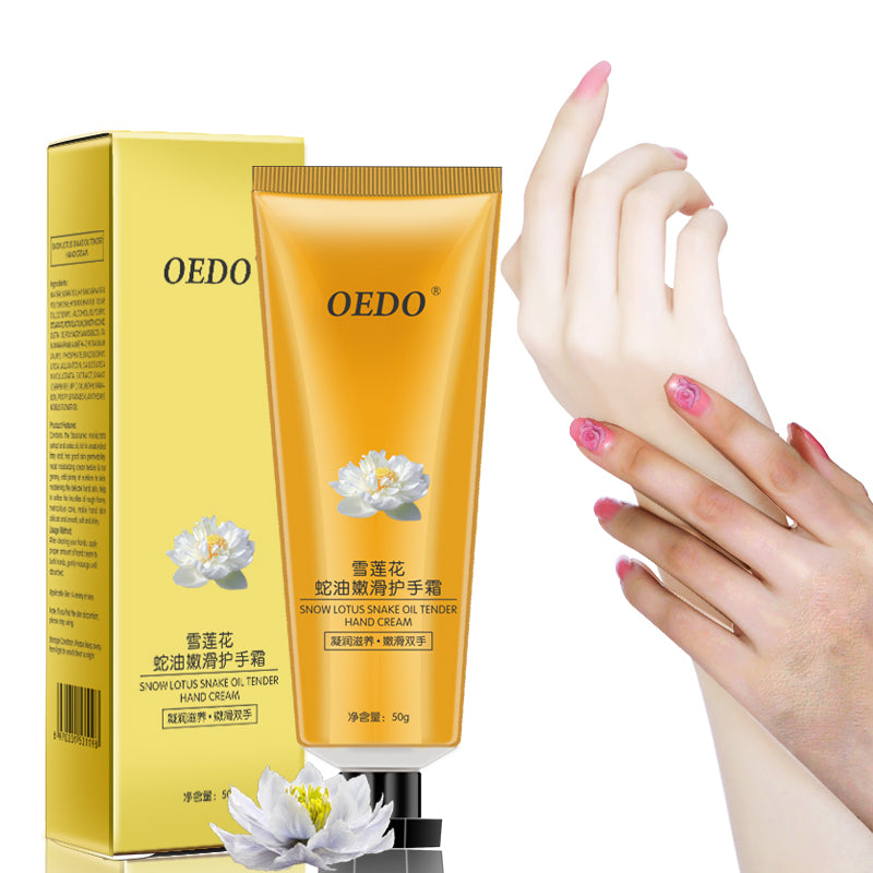 Snow Lotus Snake Oil Nourishing Hand Cream 50g by HitMyNeed