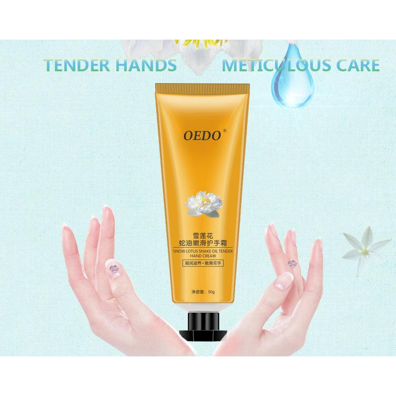 Snow Lotus Snake Oil Nourishing Hand Cream 50g by HitMyNeed