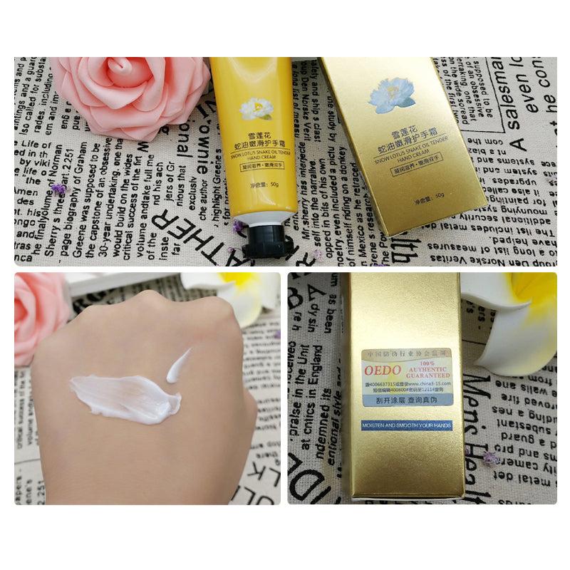 Snow Lotus Snake Oil Nourishing Hand Cream 50g by HitMyNeed